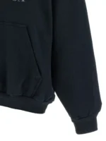 BB Logo Oversized Hoodie – Midnight Black - Image 3
