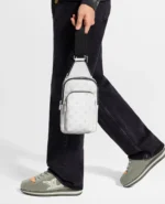 Monogram Eclipse Avenue Sling Bag – Glacier White - Image 3