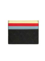 Intrecciato Stripe Card Holder