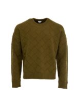 Intreccio Quilted Wool Sweater