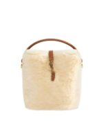 Shearling Bucket Bag