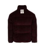 Grenoble Velvet Down Jacket – Burgundy Edition - Image 2