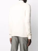 Distressed Logo Wool Sweater - Image 2