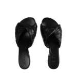 Bottega Veneta Intrecciato Leather Mule Sandals - Image 4