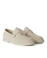 Amalfi Suede Loafers Sandstone Beige - Image 4