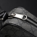 Jumbo GG Leather Messenger Bag - Image 8