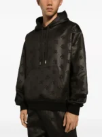DG Monogram Silk-Effect Hoodie - Image 2