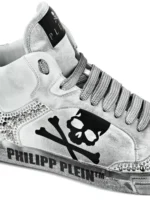 Skull Studded High-Top Sneakers - Image 3
