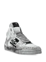 Skull Studded High-Top Sneakers - Image 2