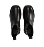 Platform Chelsea Boots Noir Élevé - Image 4