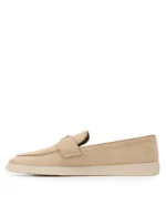 Suede Triangle Logo Loafers - Image 10
