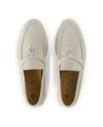 Amalfi Suede Loafers Sandstone Beige - Image 2