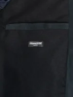 Shearling-Collar Suede Bomber Jacket - Image 3