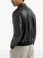 Napa Leather Bomber Jacket - Image 4