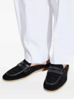 Suede Mule Loafers - Image 3