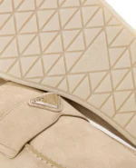 Suede Triangle Logo Loafers - Image 9