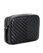 Lou Quilted Camera Bag in Black Leather - Image 4