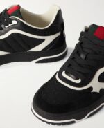 Canvas Leather Panel Sneakers - Image 6