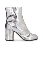 Tabi Mirror Leather Ankle Boots