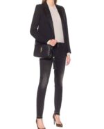Lou Quilted Camera Bag in Black Leather - Image 5