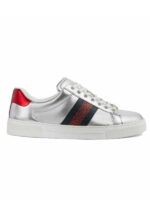 Metallic Web Stripe Sneakers