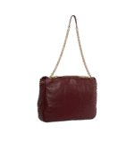 Niki Medium Shoulder Bag – Burgundy Leather - Image 2