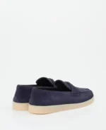 Suede Triangle Logo Loafers - Image 4
