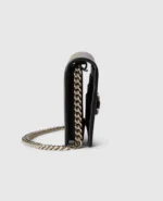 Horsebit 1955 GG Supreme Chain Wallet – Beige Ebony - Image 3