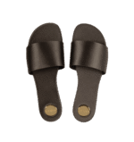 Minimalist Italian Leather Slide Sandals - Image 4