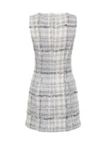 Sleeveless Tweed Mini Dress - Image 2