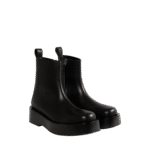Platform Chelsea Boots Noir Élevé - Image 2