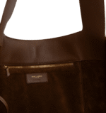 Suede Shopping Tote - Image 3