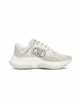 Run GG Platform Sneakers Ivory White
