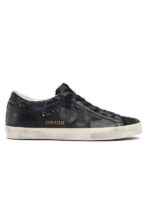 Superstar Distressed Leather Sneakers