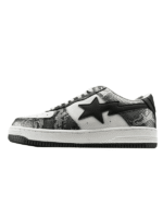 BAPE STA Python Leather Sneakers - Image 2