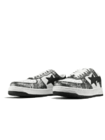BAPE STA Python Leather Sneakers - Image 5