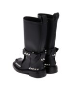 Alexander McQueen Studded Leather Biker Boots - Image 4