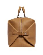 Camel Leather Weekender Travel Bag - Image 6