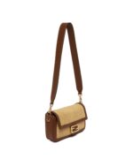 Baguette Raffia Shoulder Bag - Image 2