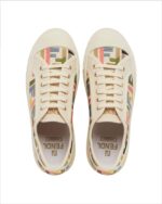 Multicolor FF Canvas Sneakers Artist Edition - Image 2