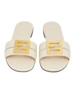 FF O'Lock Leather Slide Sandals - Image 3