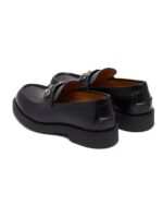 Horsebit Chunky Leather Loafers - Image 3