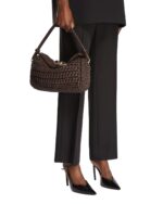 Nello Woven Leather Shoulder Bag - Image 3