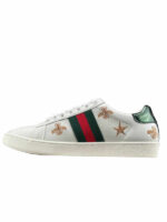 Ace Bee Embroidered Leather Sneakers - Image 5