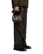 Multicolor FF Embroidered Wallet on Chain - Image 2