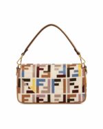 Baguette Embroidered FF Bag - Image 6