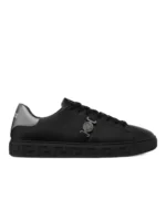 Greca Signature Leather Sneakers