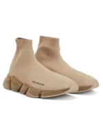 Speed 2.0 Sock Sneakers in Sand Beige - Image 2