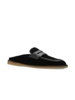 Suede Mule Loafers