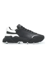 Urban Motion Leather Sneakers – Black & White